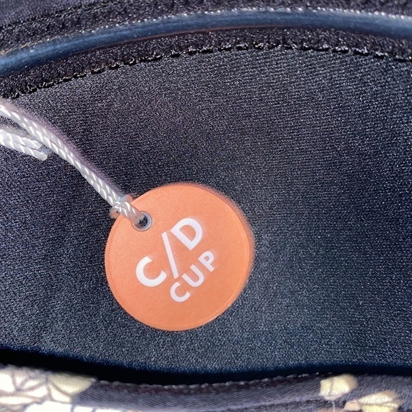 Seafolly‎ halter tankini NEW floral cut out back size 6 US - Picture 7 of 7